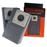 SACCHETTI RACCOGLIPOLVERE IN STOFFA per bidone aspiratutto lt. 30  - BLACK DECKER