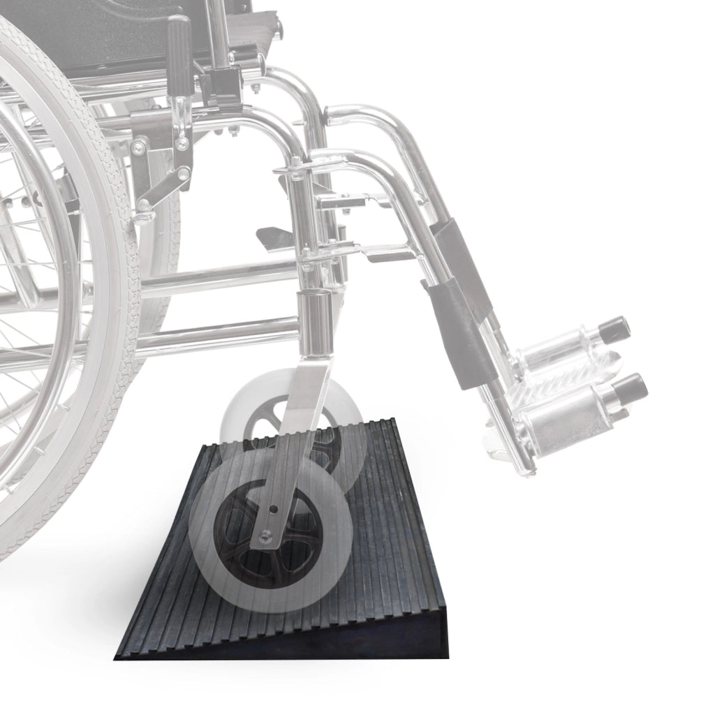Rampa per soglie 35x200x900mm per sedie a rotelle e deambulatori In gomma con superficie antiscivolo