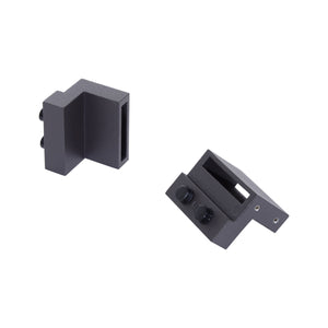 Binario per Porta Scorrevole Singola Stile Rustico 200x4x0,6 cm in Acciaio al Carbonio Marrone