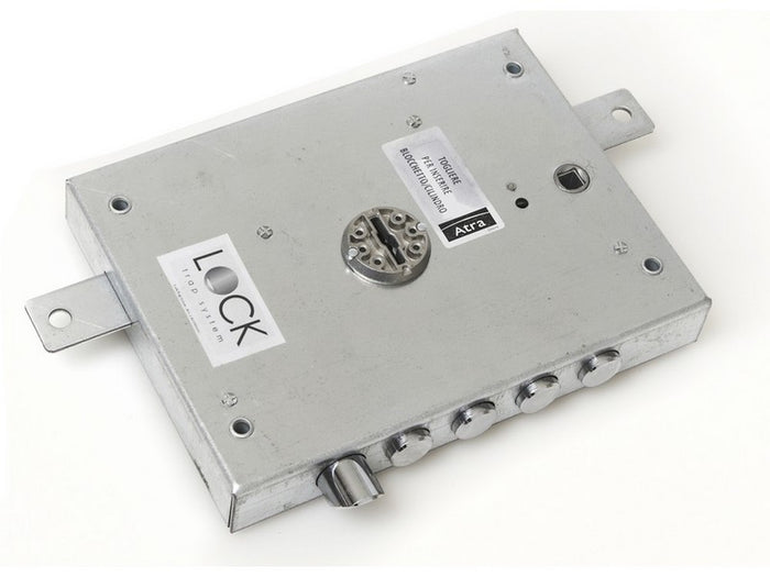 serratura porte blindate applicare d/m 4m+s art. ser 6111 1de e.60 dx -chiave 92 mm -in busta cod:ferx.vit48111