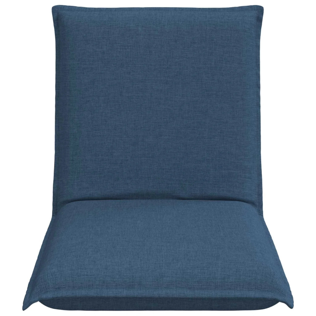 Sedia a pavimento regolabile Blu Tessuto