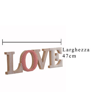 Scritta Love Larghezza 47 cm