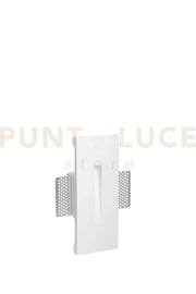 INCASSO LED ELLE IN GESSO VERNICIABILE 1,5W 100LM 3000K DRIVER NON INCLUSO 200X80X40MM