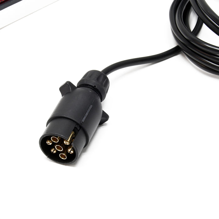 Barra portaluci a LED per rimorchio a 7 poli Con luci posteriori stop e frecce