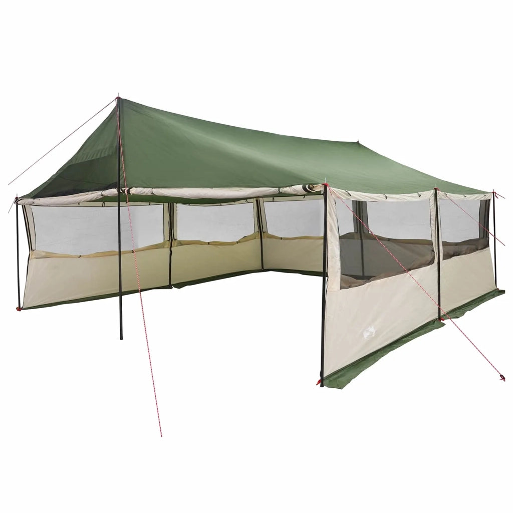 Tenda Familiare Verde 600 x 400 x 268 cm Poliestere e Acciaio 42028603
