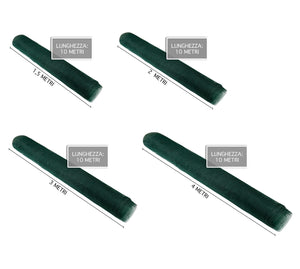 Rotolo Rete Antigrandine A Doppia Trama Extra Rinforzata Antistrappo Lunghezza 10 Metri Varie Altezze Ammortizzante Di Facile Installazione Protezione Auto Orti Coltivazioni  - 1.5x10Metri