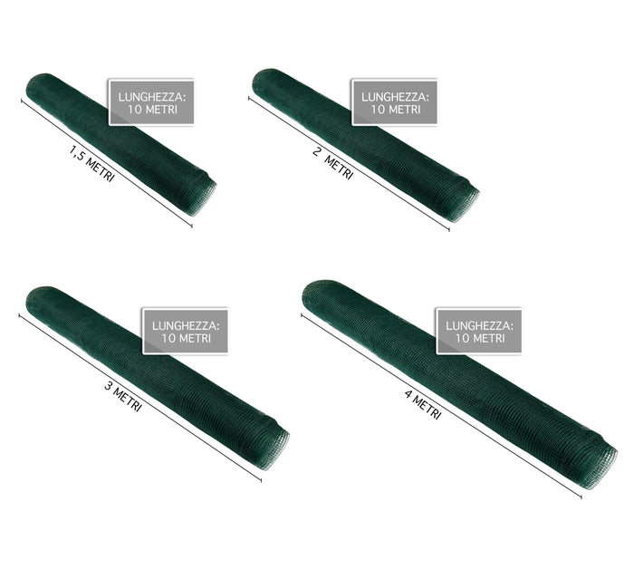 Rotolo Rete Antigrandine A Doppia Trama Extra Rinforzata Antistrappo Lunghezza 10 Metri Varie Altezze Ammortizzante Di Facile Installazione Protezione Auto Orti Coltivazioni  - 3.0x10Metri