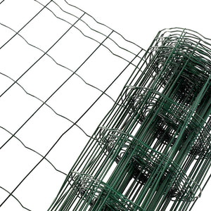 Rotolo Rete Metallica Antiruggine Per Recinzione Lunghezza 25 Metri Varie Altezze Acciaio Zincato Rivestito Pvc Recinzioni Giardino Terrazzo Pollaio Animali Ringhiere Cancelli Gabbie - 2.0x25Mt