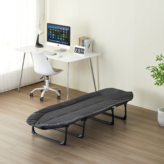 Brandina Pieghevole Salvaspazio 190x66 H 30cm Metallo Verniciato Tasca laterale