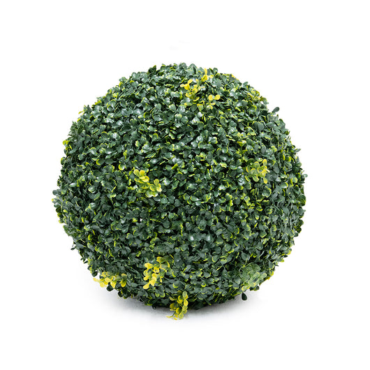Greenball Sfera Di Bosso Decorativa Siepe Finta Artificiale Con Foglie 2 Misure Ø28/38 Cm Realistica UV Resistente Palla Foglie Verde Giardino Per Ambienti Esterni Interni  - 28