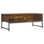 Tavolino da salotto | Tavolino da caff¨¨ | Tavolino da Soggiorno Rovere Fumo 101x49x39,5cm Legno Multistrato
