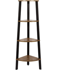 Valora MENSOLA ANGOLARE in metallo rustico per soggiorno e camera da letto