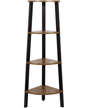 Valora MENSOLA ANGOLARE in metallo rustico per soggiorno e camera da letto