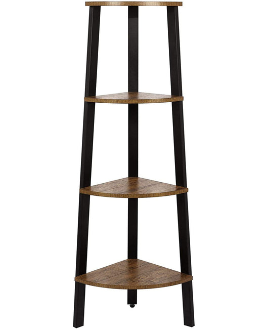 Valora MENSOLA ANGOLARE in metallo rustico per soggiorno e camera da letto