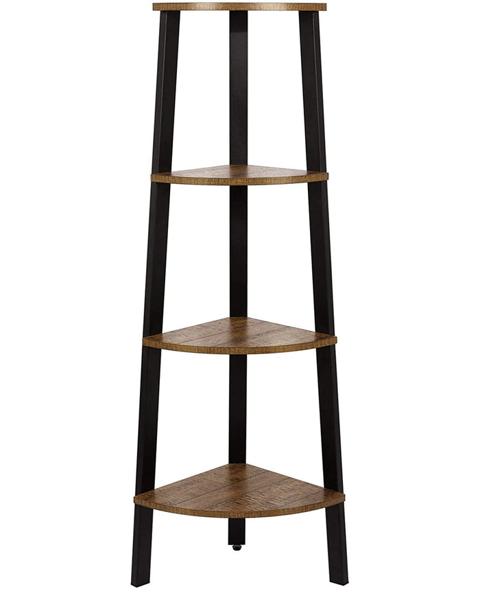 Valora MENSOLA ANGOLARE in metallo rustico per soggiorno e camera da letto