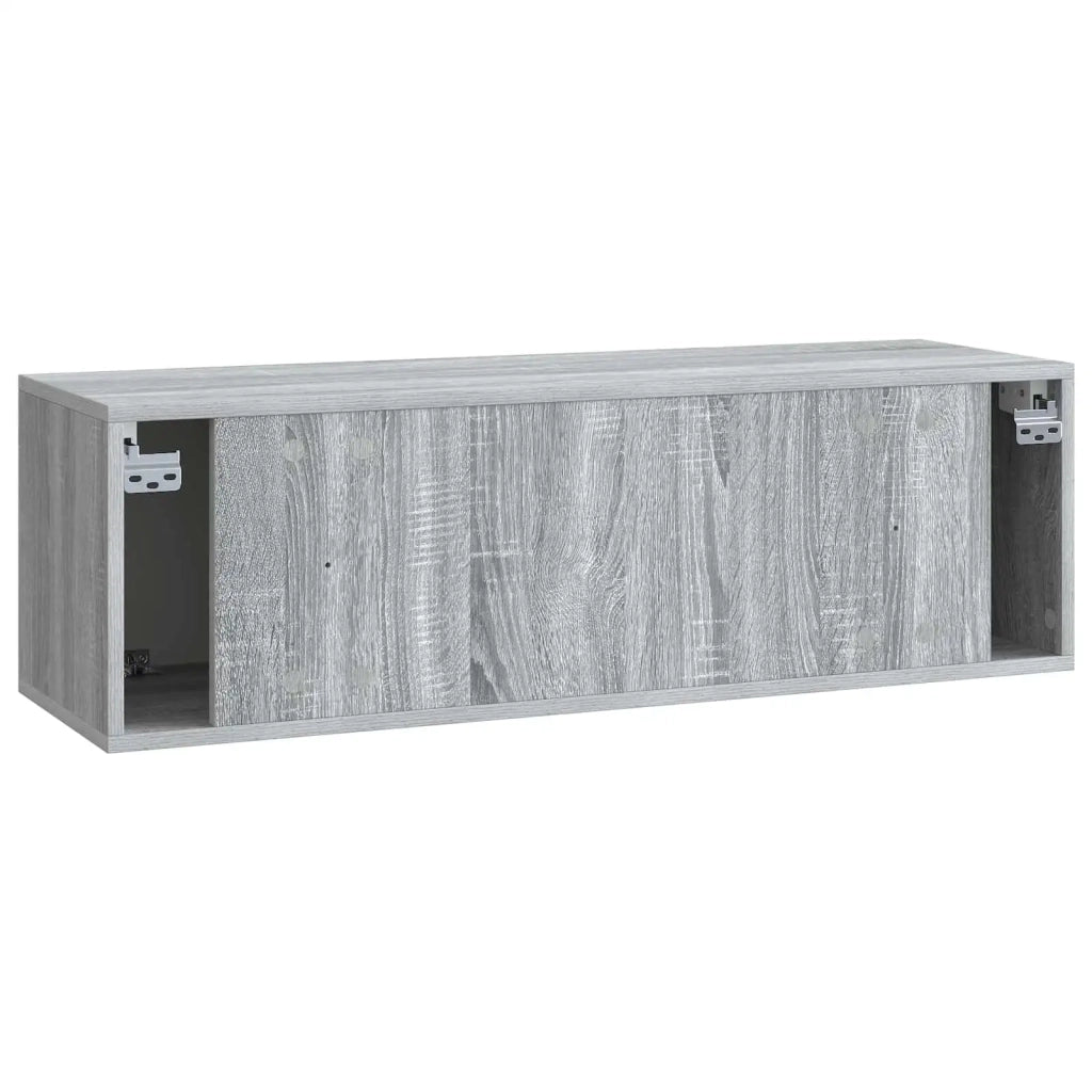Mobile Porta TV da Muro 98 x 31 x 30 cm Sonoma grigio 898391