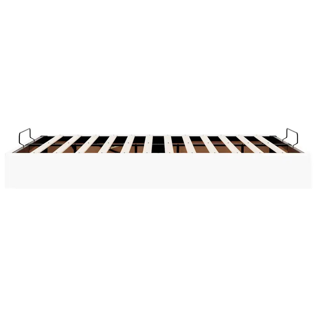 Struttura Letto Pouf senza Materasso 140x200 cm Similpelle 3310805
