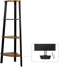 Valora MENSOLA ANGOLARE in metallo rustico per soggiorno e camera da letto