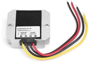 Regolatore di tensione, DC 12 V/24 V a 5 V 10A 50 W - Convertitore di tensione Step Down Transformatore di alimentazione - Adatto per Auto - Nero.