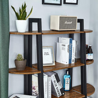 Valora MENSOLA ANGOLARE in metallo rustico per soggiorno e camera da letto