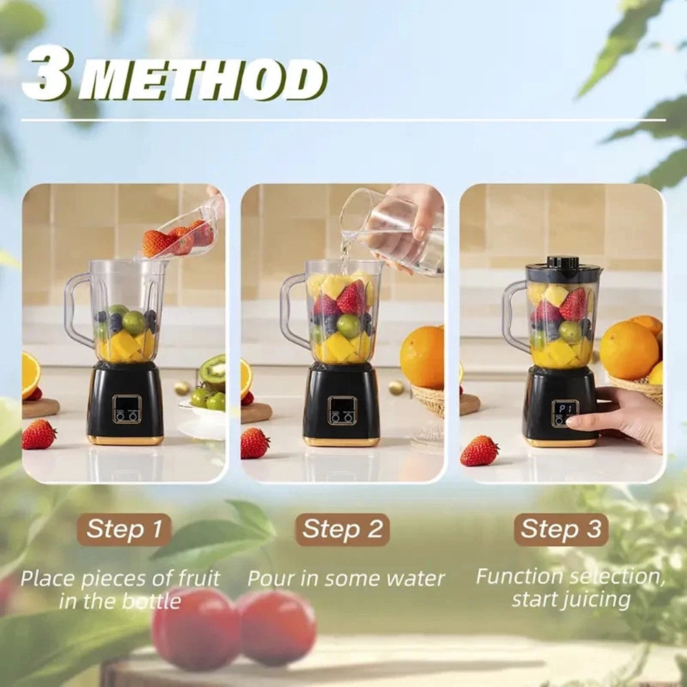 Trade Shop - Frullatore Portatile Usb 750ml Spremiagrumi Ricaricabile Compatto Chiusura Con Clip -