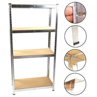 Scaffale per carichi pesanti 80 x 40 x 160 cm, base in MDF