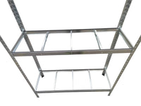 Porta pneumatici per 8 pneumatici, 120 x 40 x 180 cm zincato