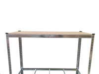 Porta pneumatici per 8 pneumatici, 120 x 40 x 180 cm zincato