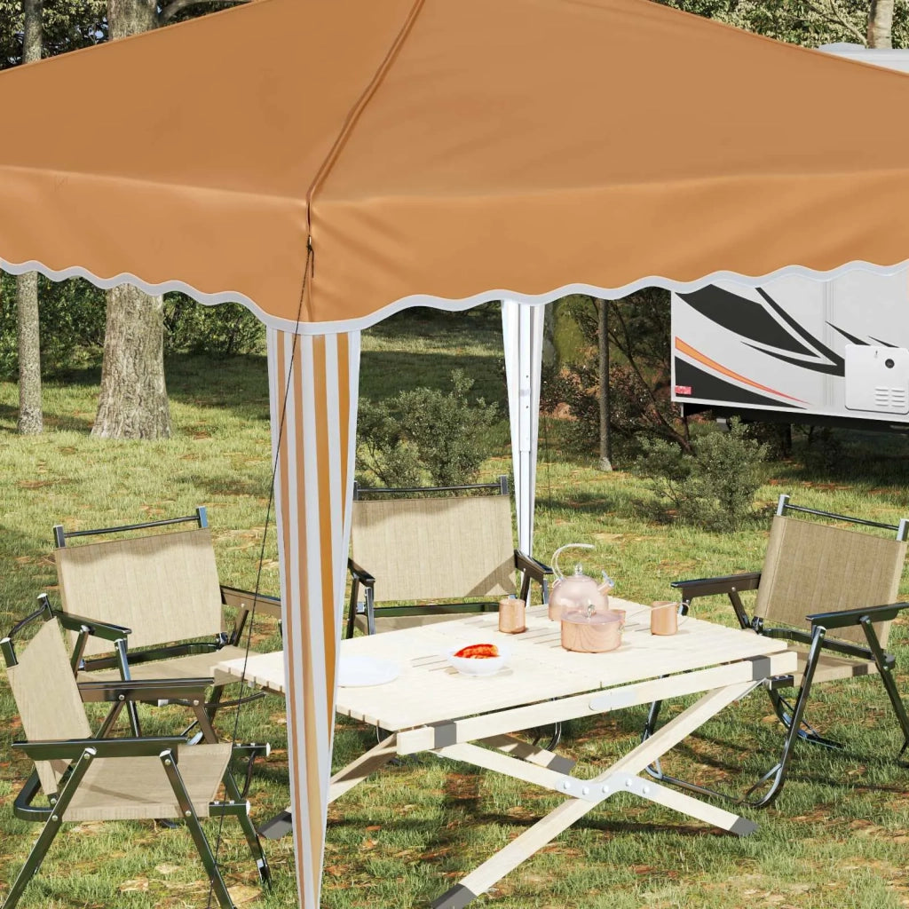Tenda per feste a pop-up-Gazebo Beige 288 x 288 x 245 cm 426374