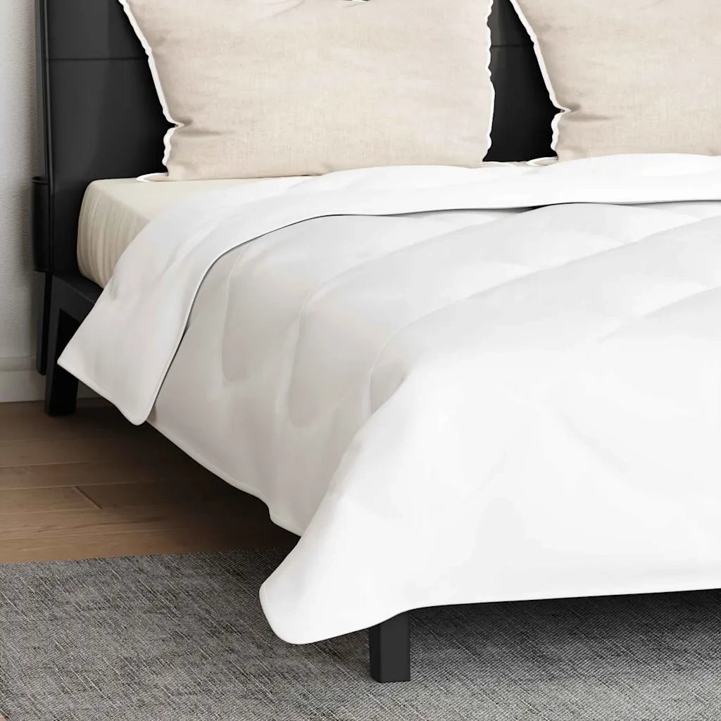 vidaXL Piumone Altro con cuscino 3 pcs Bianco 200 x 220 cm Microfibra
