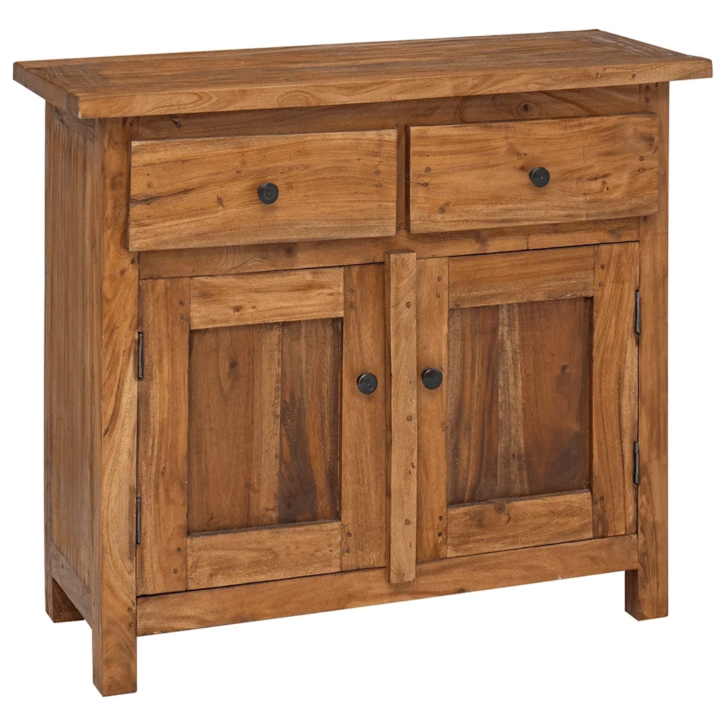 Credenza-Buffet-Armadio da cucina in Legno Massello di Mogano 75x30x65 cm