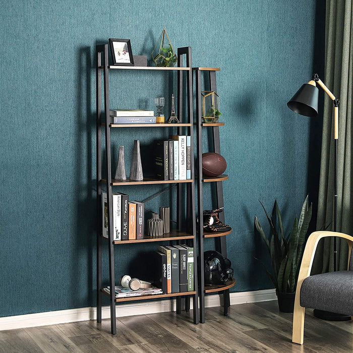 Libreria VALORA in stile rustico per soggiorno, camera da letto, ufficio LLS45X