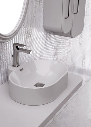 Dream miscelatore per lavabo con o senza scarico 1pollice1/4 cromato