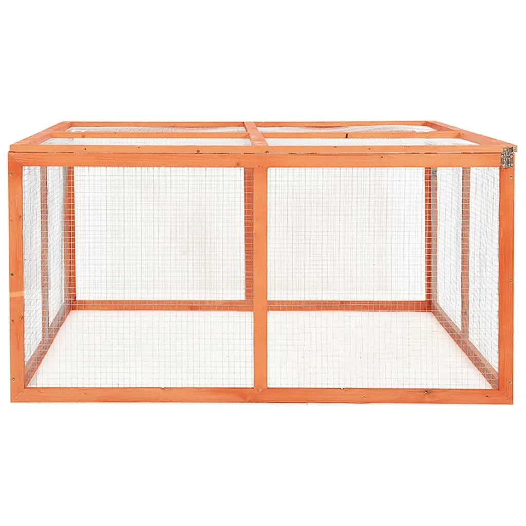 Conigliera 124x120x60 cm in Legno Massello di Abete cod mxl 46745