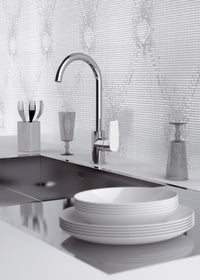 Rubinetto lavello con canna alta girevole - serie dream