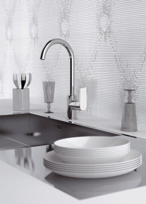 Rubinetto lavello con canna alta girevole - serie dream