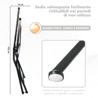 Set Bistrot Tavolino Con 2 Sedie Con Mosaico In Ceramica Per Esterno Terrazzo Giardino Pieghevoli Patio Casa,Bar,Ristoranti,Mobili Giardino - Mod-Cefalu