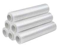 6 Rotoli Pellicola Imballaggio 160 Mt Da 2.2Kg 23 Micron Altezza 50 Cm Prodotto Italiano Estensibile Multiuso Extra Resistente Spedizioni Trasloco Misure e Peso Reali