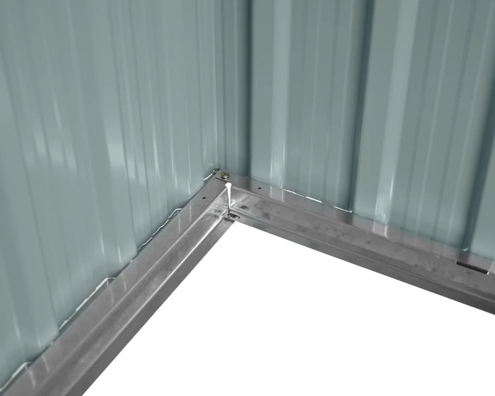 Capanno degli attrezzi antracite 131 x 194 x 184 cm capanno degli attrezzi, capanno, metallo