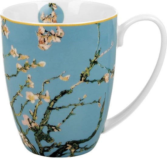 Duo Art Gallery Collection Classica Moka 380 ml Amandina in Porcellana di Cina Nuova in Scatola di Regalo, Classica Moka, Moka per Caffè e Tè