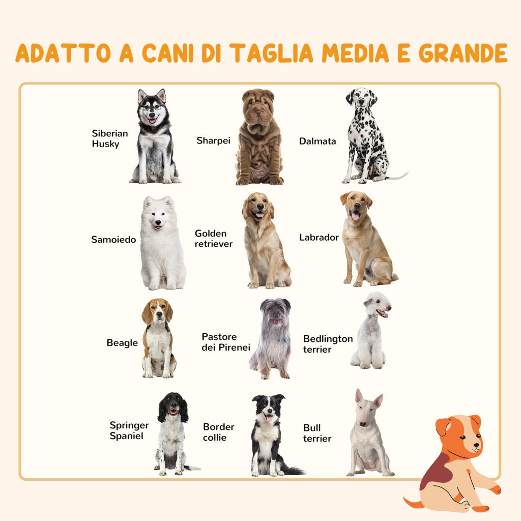 Cancellino Pieghevole per Cani ¨C zephmum ¨C Nero, Acciaio e Plastica, 123x102x100 cm