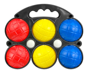 Set Di Bocce Bambini Adulti 6 Palline 2 Boccini Spiaggia Campeggio Giardino Con Borsetta Per Trasporto Prodotto Palline Giochi Per Il Mare