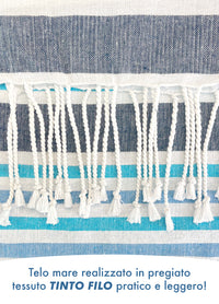 Telo Mare Con Frange Asciugamano Da Spiaggia Misura Grande 90x190 Cm Assorbente In Morbido Cotone Leggero Stampe Moderne Anti Sabbia Lettino Vacanze Piscina CapeRange