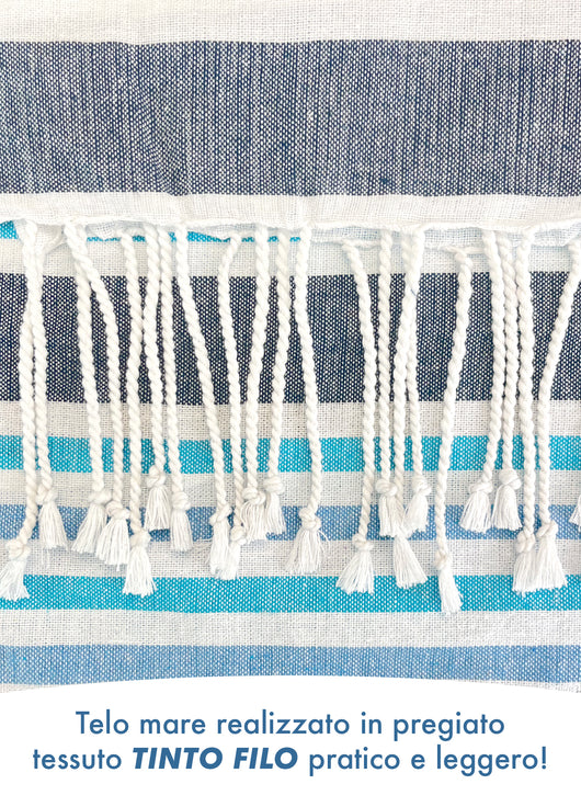 Telo Mare Con Frange Asciugamano Da Spiaggia Misura Grande 90x190 Cm Assorbente In Morbido Cotone Leggero Stampe Moderne Anti Sabbia Lettino Vacanze Piscina CapeRange