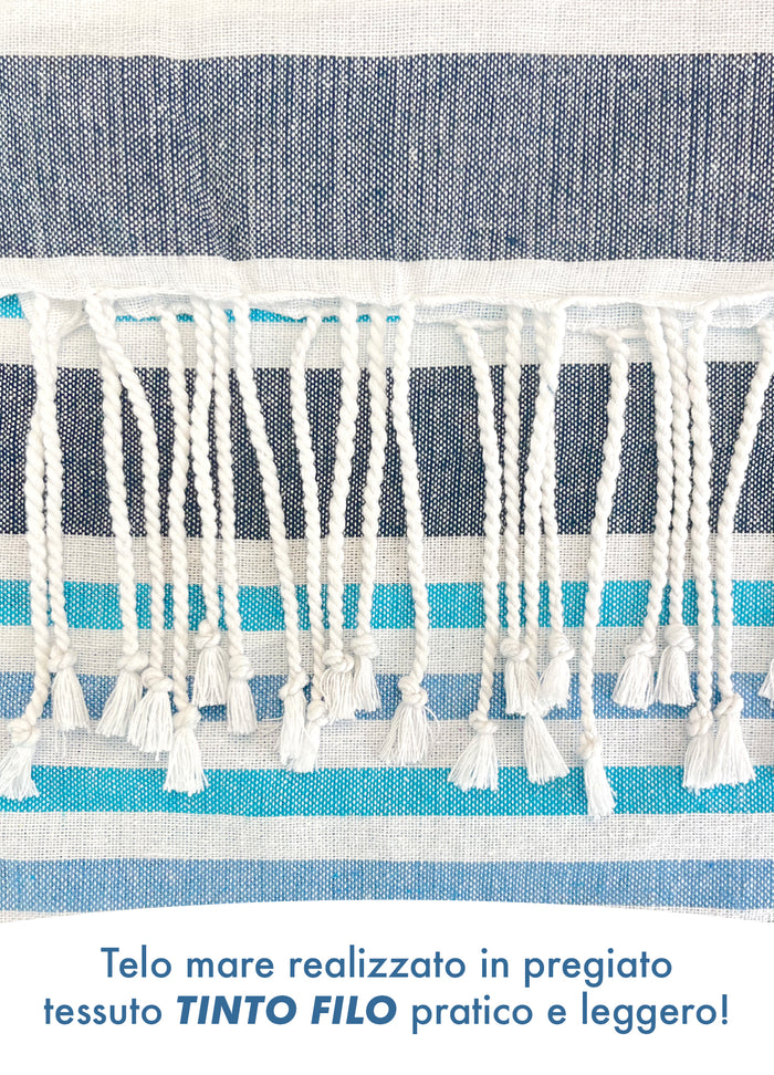 Telo Mare Con Frange Asciugamano Da Spiaggia Misura Grande 90x190 Cm Assorbente In Morbido Cotone Leggero Stampe Moderne Anti Sabbia Lettino Vacanze Piscina CapeRange