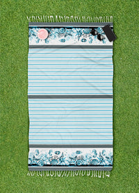 Telo Mare Con Frange Asciugamano Da Spiaggia Misura Grande 90x190 Cm Assorbente In Morbido Cotone Leggero Stampe Moderne Anti Sabbia Lettino Vacanze Piscina CapeRange