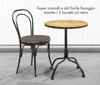 Cuscini Rotondi Per Sedie Cucina Imbottiti Sfoderabili Con Cerniera Cuscino Rotondo Ø 40 Cm Sedia Tavolo Lavabile In Lavatrice Con Lacci Per Fissaggio Prodotto Italiano Comodi 4 Pezzi - Piombo