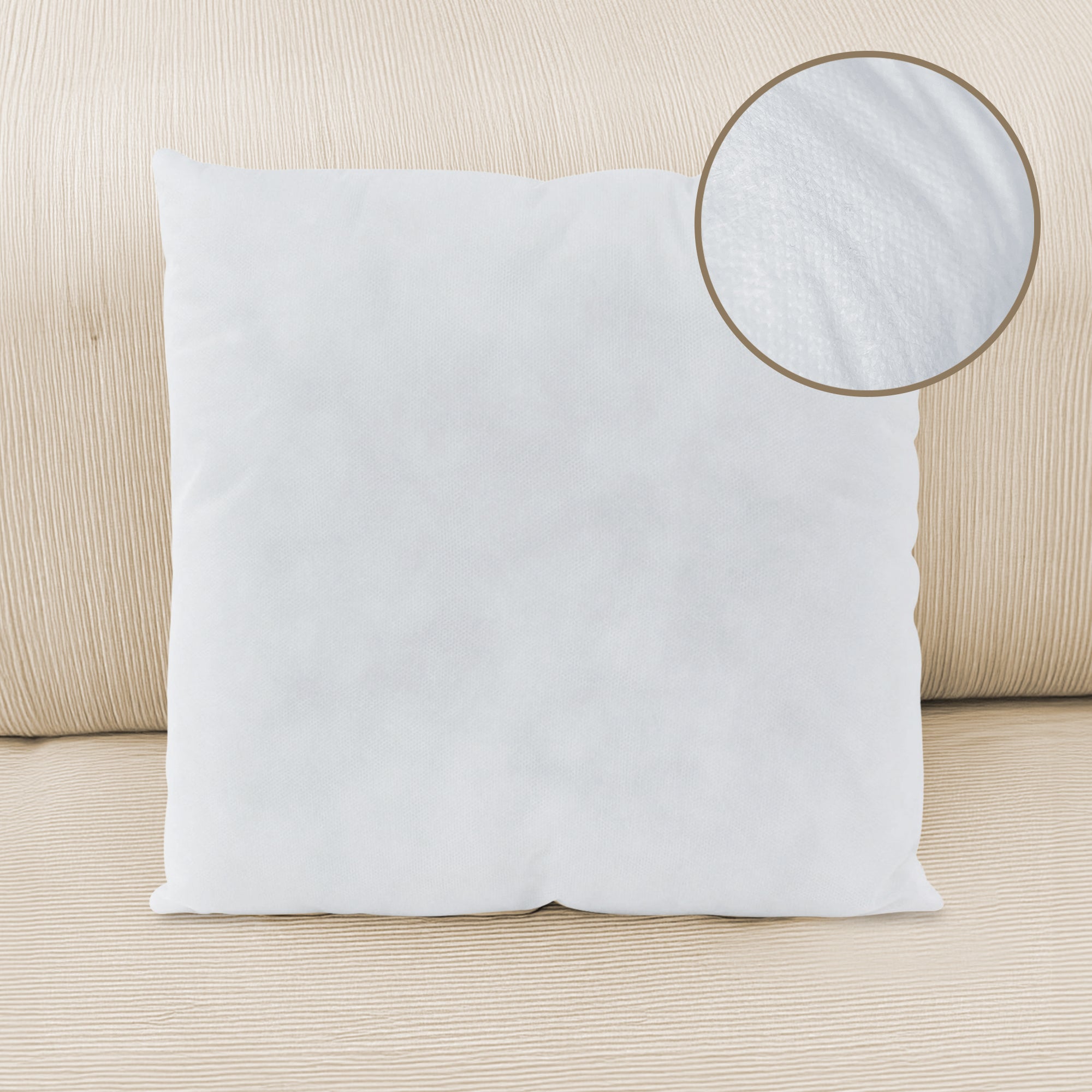 Imbottiture Per Cuscini Set 2 Pezzi, Cuscino Divano Varie Misure Prodotto Italiano Anima Per Cuscino Da Riempimento Morbide Soffici Al Tatto 60x60 cm