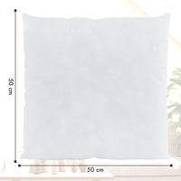 Imbottiture Per Cuscini Set 2 Pezzi, Cuscino Divano Varie Misure Prodotto Italiano Anima Per Cuscino Da Riempimento Morbide Soffici Al Tatto 50x50 cm
