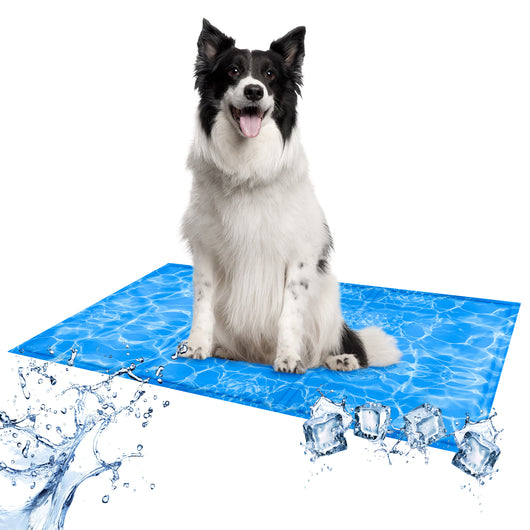 Tappetino Refrigerante Per Cani Gatti Tappeto Rinfrescante In Gel Animali Domestici Cane Gatto Fresco Estate Cuscino  Animali Materassino Non Tossico Estivo  50x90 cm